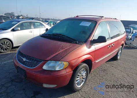 2002 Chrysler Town & Country Limited from USA, damaged, VIN 2C8GP64L42R592110